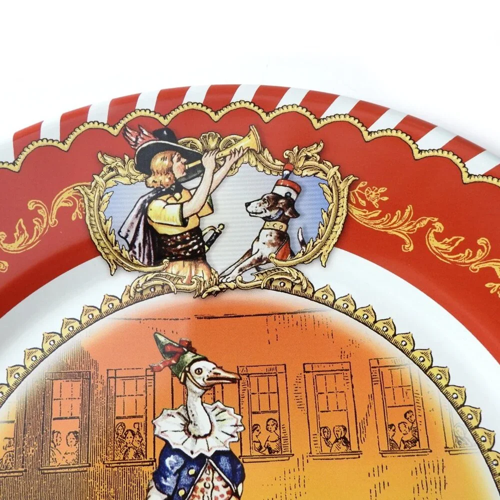 2006 Restoration Hardware Tin Plate Circus Goose Cat Like New